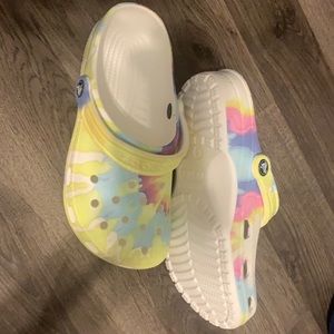 Tye Dye Crocs